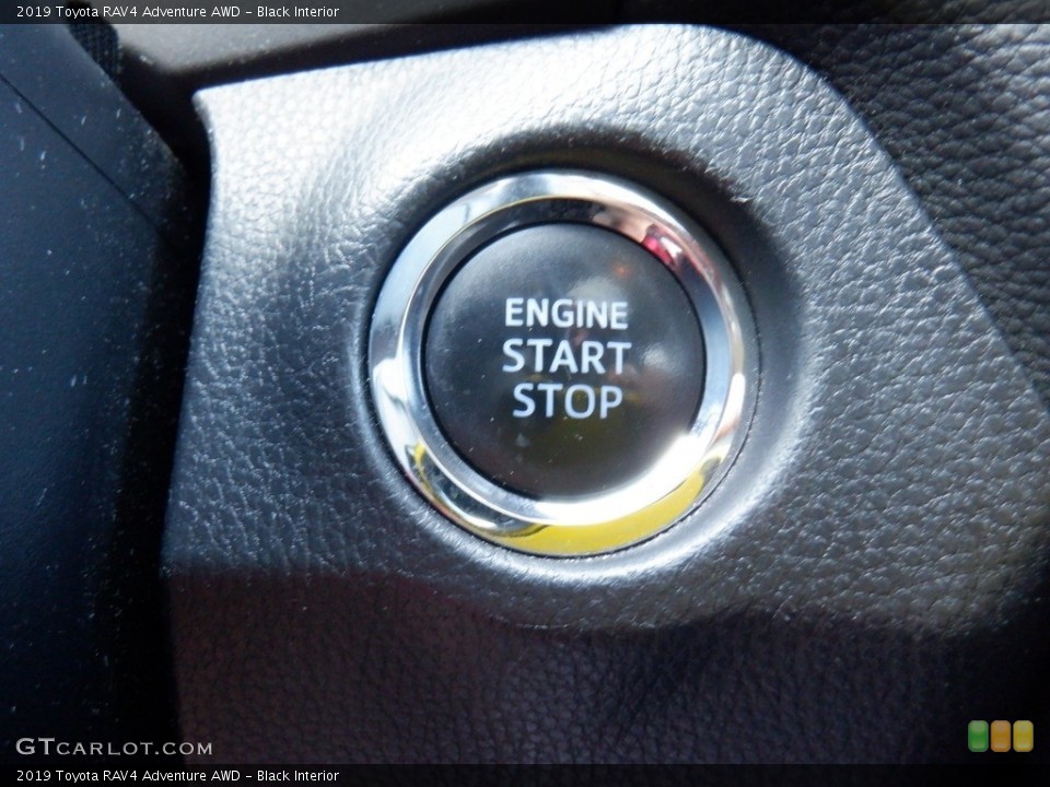Black Interior Controls for the 2019 Toyota RAV4 Adventure AWD #146291408
