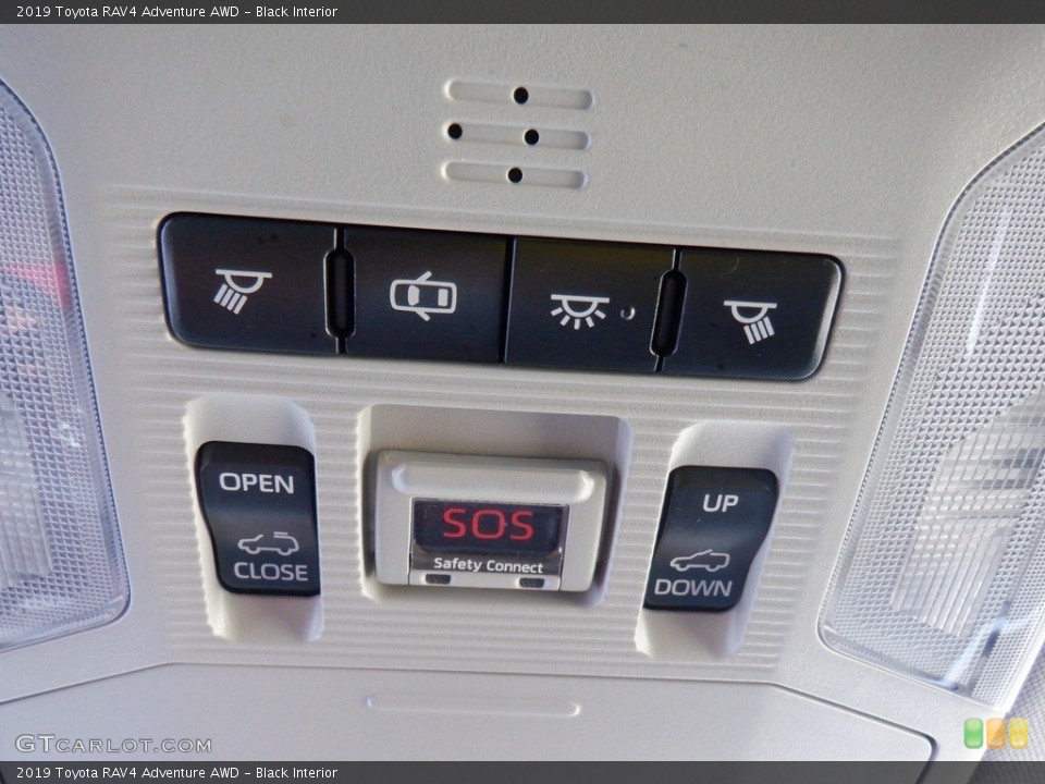 Black Interior Controls for the 2019 Toyota RAV4 Adventure AWD #146291432