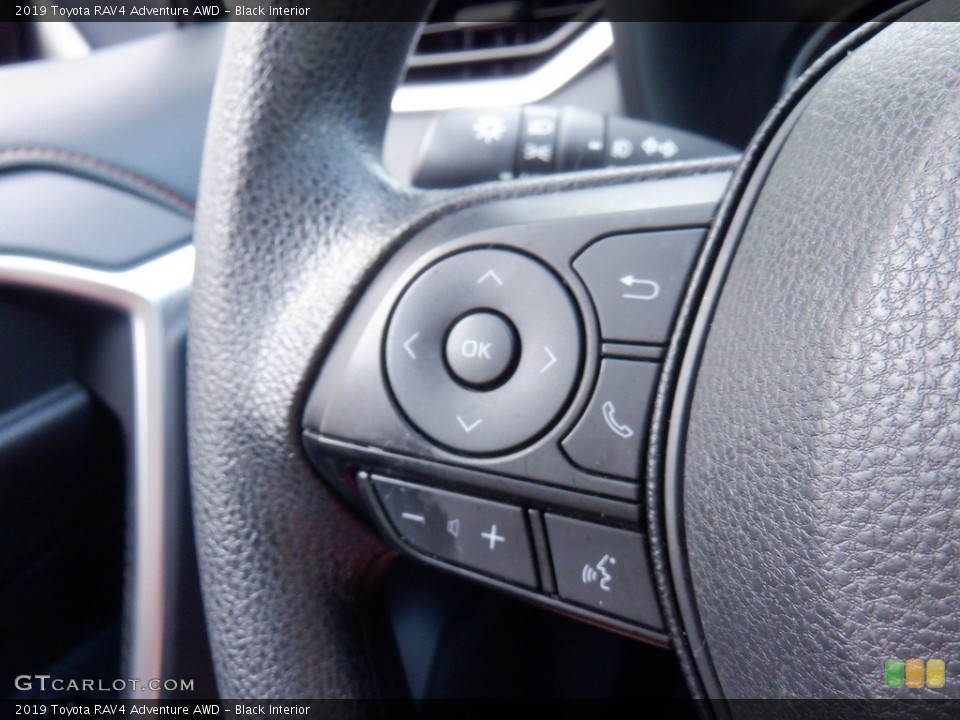 Black Interior Steering Wheel for the 2019 Toyota RAV4 Adventure AWD #146291438