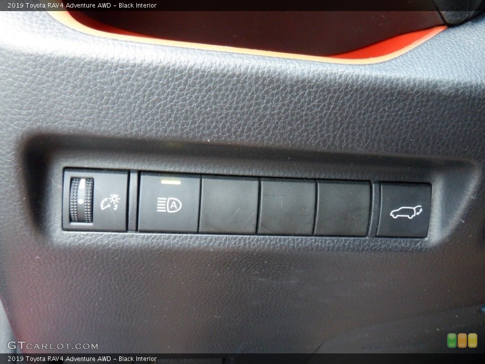 Black Interior Controls for the 2019 Toyota RAV4 Adventure AWD #146291534