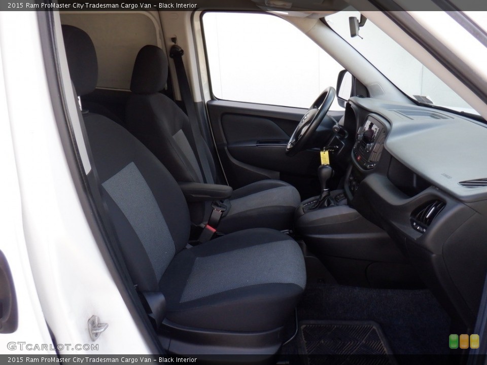 Black Interior Front Seat for the 2015 Ram ProMaster City Tradesman Cargo Van #146291702