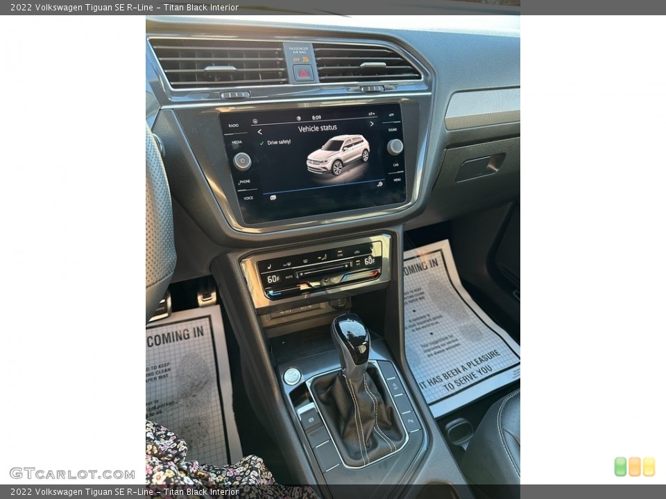 Titan Black Interior Controls for the 2022 Volkswagen Tiguan SE R-Line #146292914