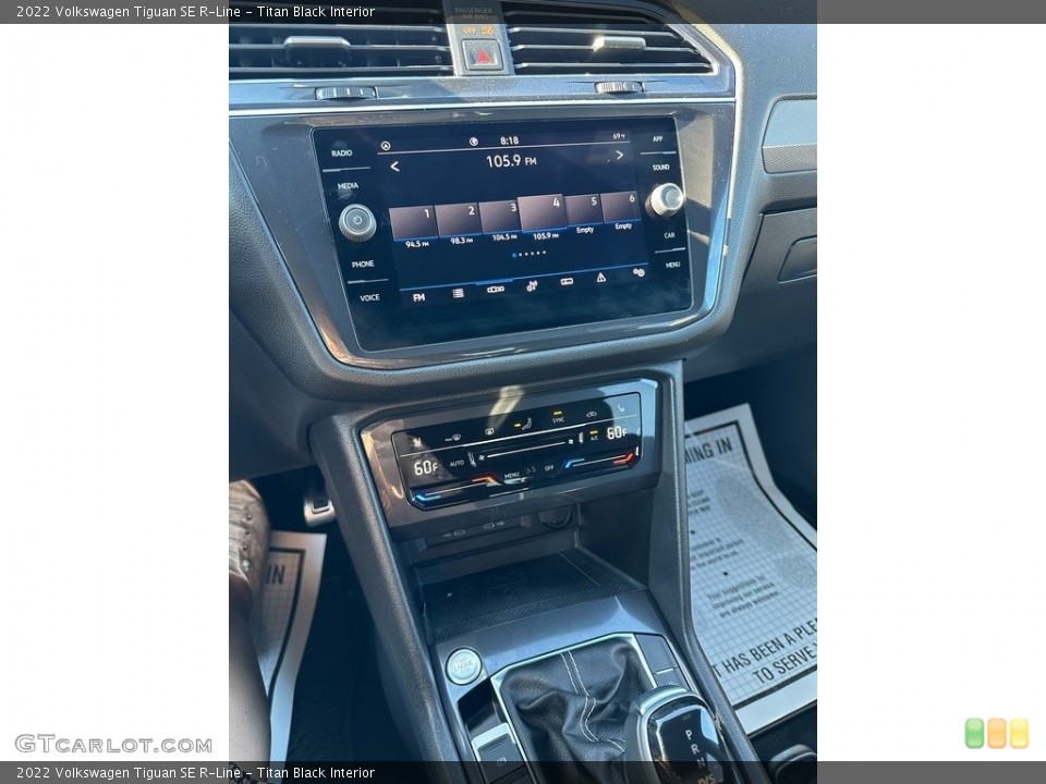 Titan Black Interior Controls for the 2022 Volkswagen Tiguan SE R-Line #146292935