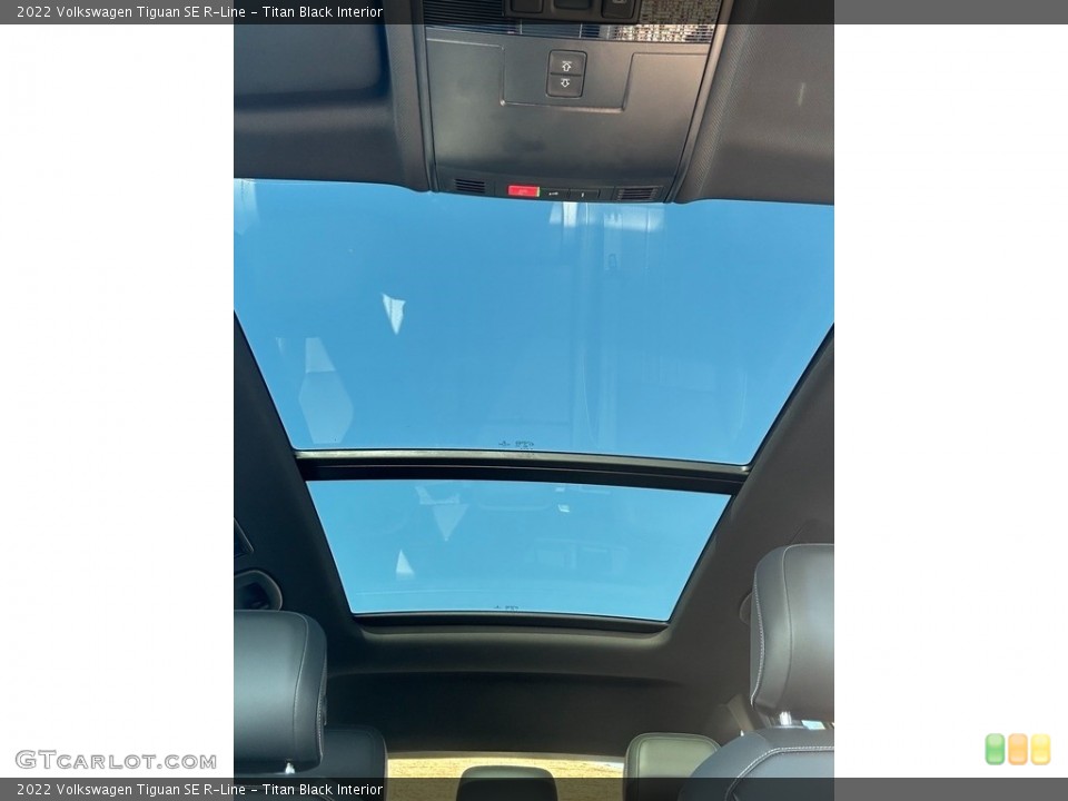 Titan Black Interior Sunroof for the 2022 Volkswagen Tiguan SE R-Line #146292995