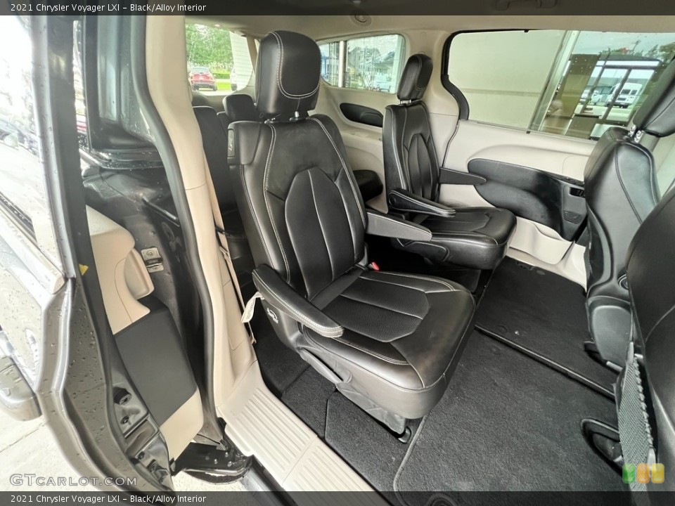 Black/Alloy Interior Rear Seat for the 2021 Chrysler Voyager LXI #146293466