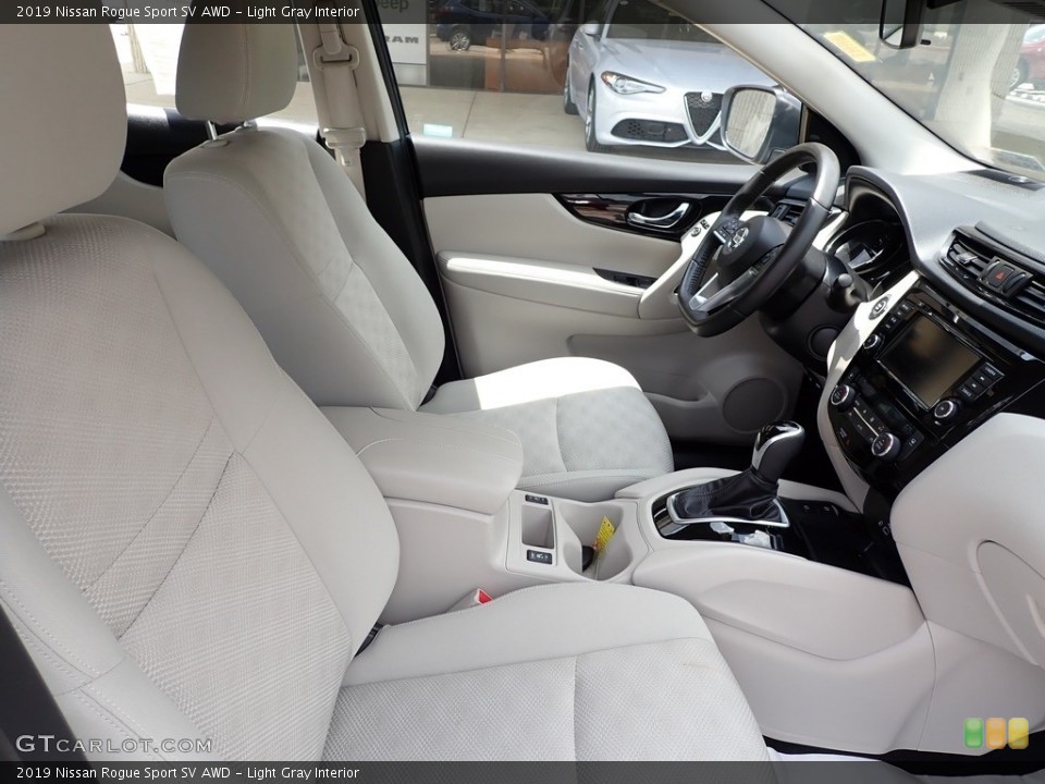Light Gray Interior Front Seat for the 2019 Nissan Rogue Sport SV AWD #146294339