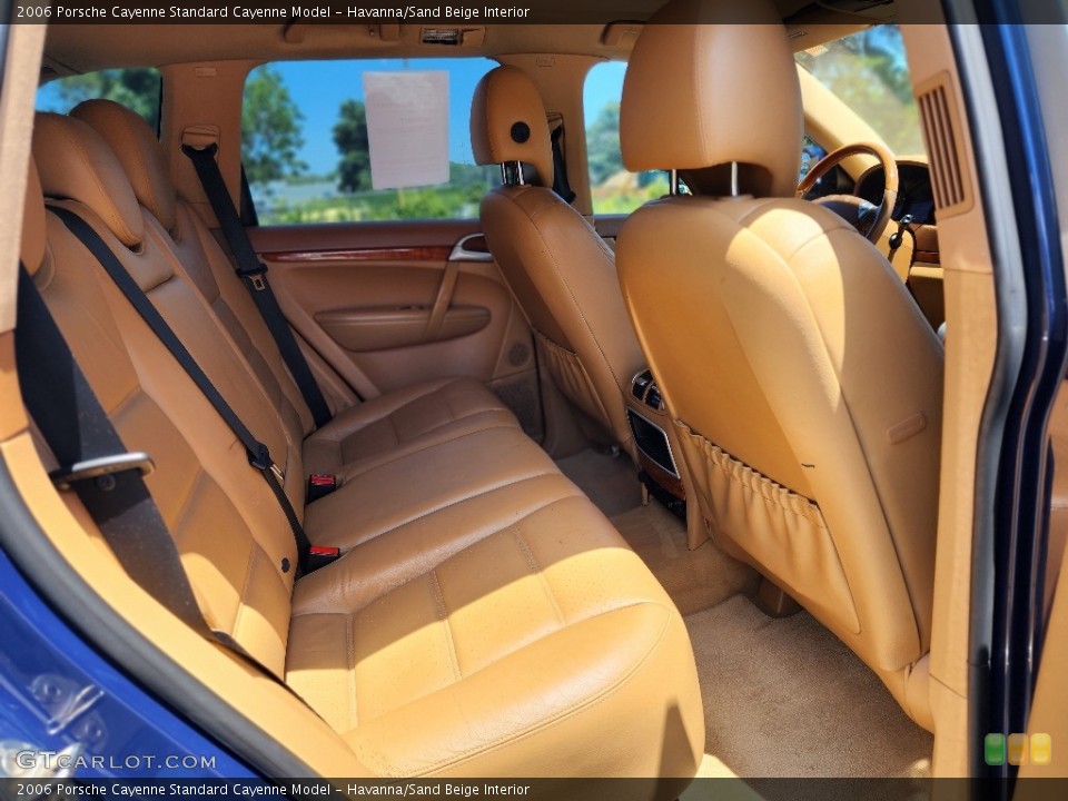 Havanna/Sand Beige Interior Rear Seat for the 2006 Porsche Cayenne  #146294603