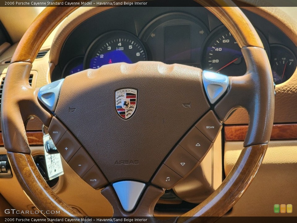 Havanna/Sand Beige Interior Steering Wheel for the 2006 Porsche Cayenne  #146294765