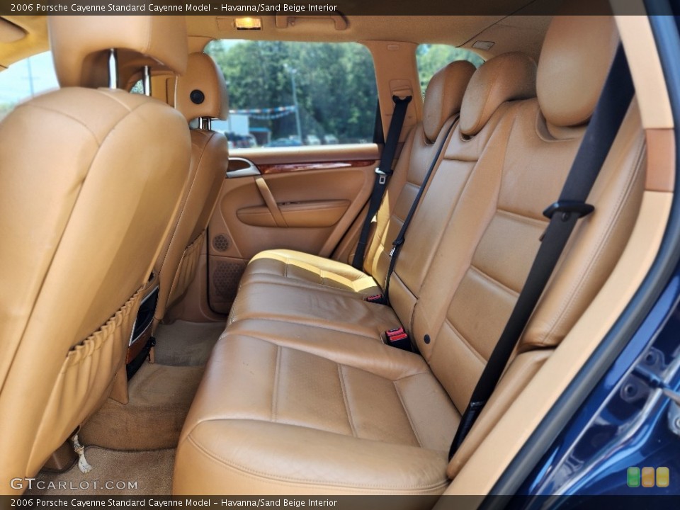 Havanna/Sand Beige Interior Rear Seat for the 2006 Porsche Cayenne  #146294780