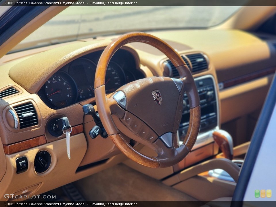 Havanna/Sand Beige Interior Steering Wheel for the 2006 Porsche Cayenne  #146294891