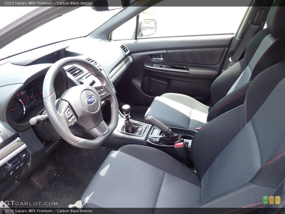 Carbon Black Interior Front Seat for the 2020 Subaru WRX Premium #146295218