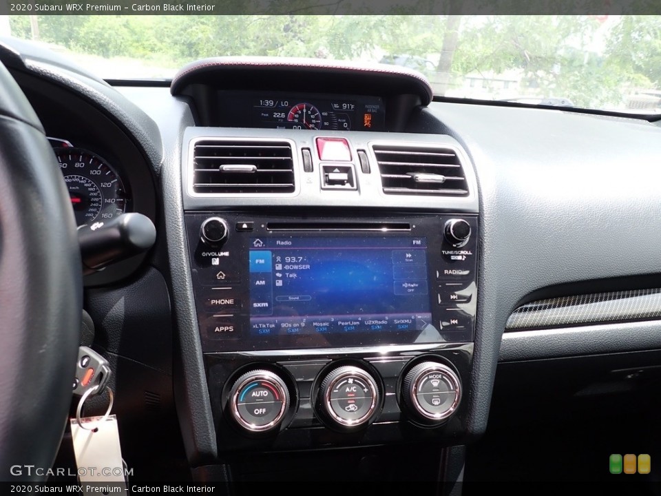Carbon Black Interior Controls for the 2020 Subaru WRX Premium #146295344