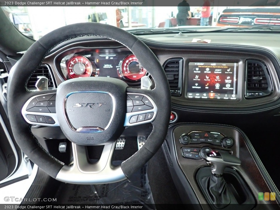 Hammer Head Gray/Black Interior Dashboard for the 2023 Dodge Challenger SRT Hellcat JailBreak #146295401