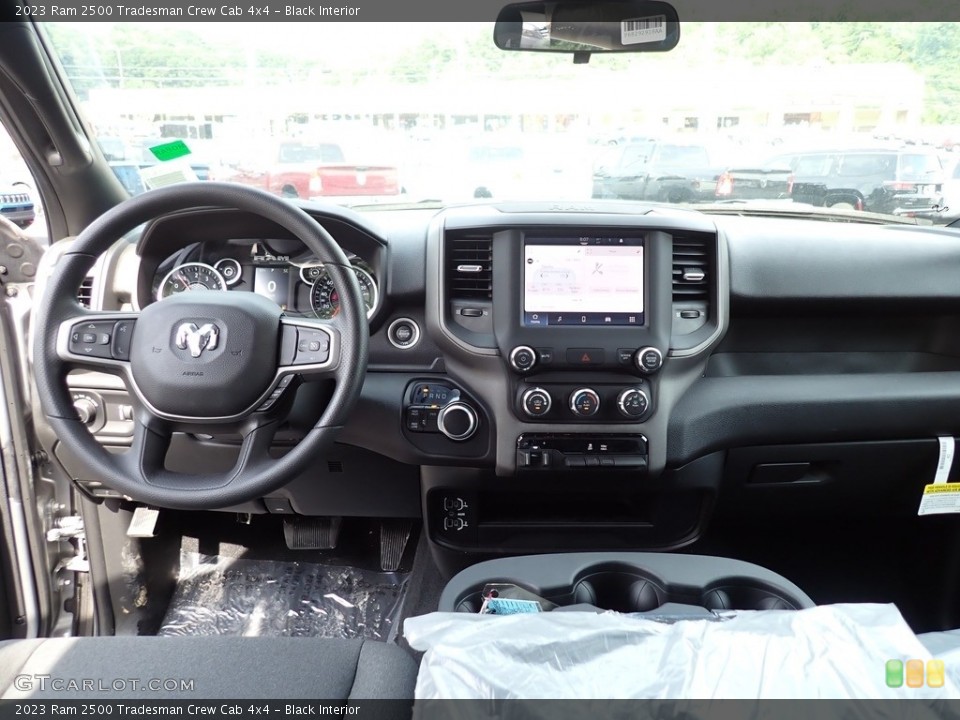 Black Interior Dashboard for the 2023 Ram 2500 Tradesman Crew Cab 4x4 #146295815