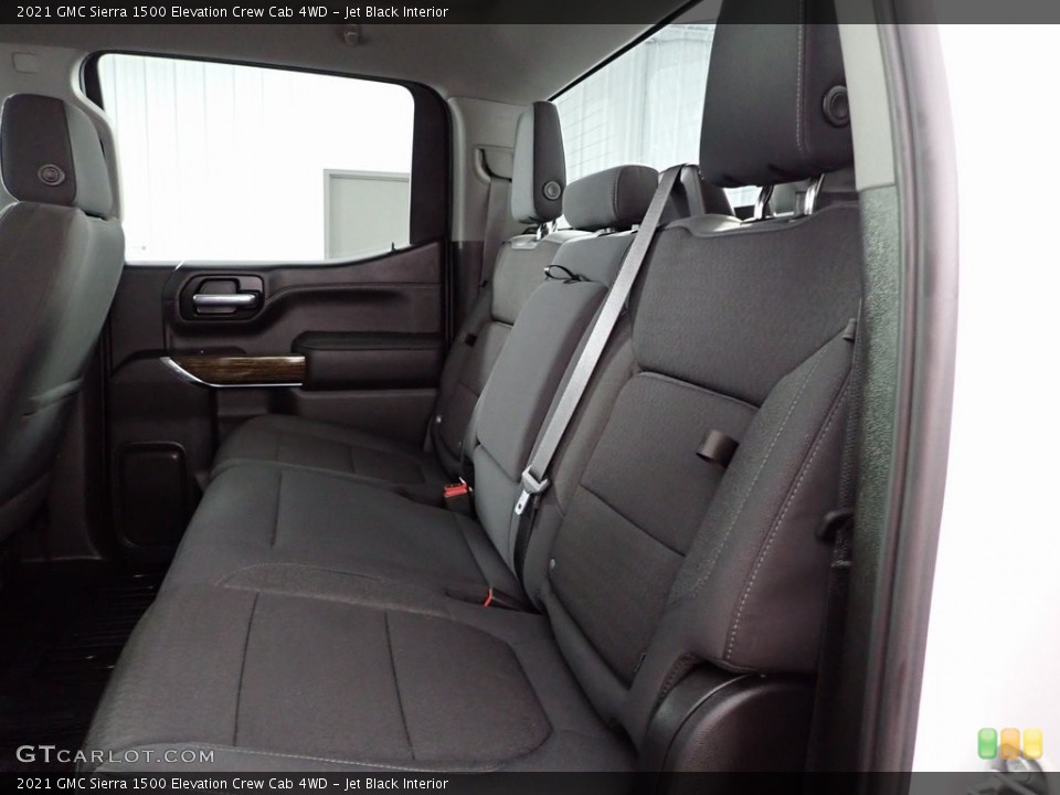 Jet Black Interior Rear Seat for the 2021 GMC Sierra 1500 Elevation Crew Cab 4WD #146296160
