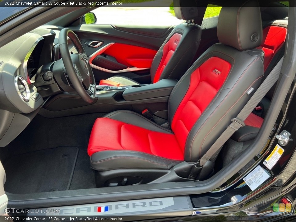 Jet Black/Red Accents Interior Photo for the 2022 Chevrolet Camaro SS Coupe #146296205