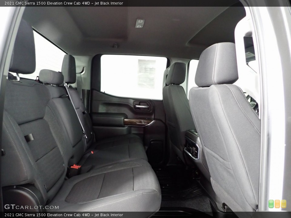 Jet Black Interior Rear Seat for the 2021 GMC Sierra 1500 Elevation Crew Cab 4WD #146296256