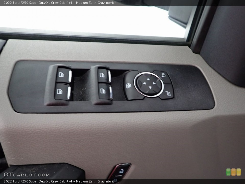 Medium Earth Gray Interior Door Panel for the 2022 Ford F250 Super Duty XL Crew Cab 4x4 #146296526