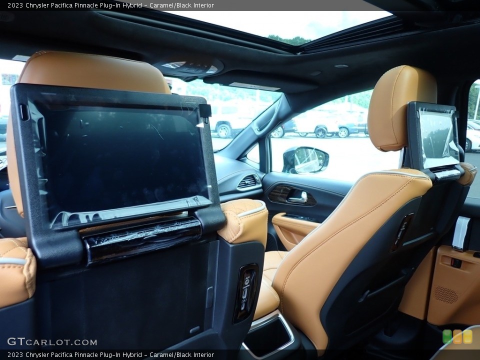 Caramel/Black Interior Entertainment System for the 2023 Chrysler Pacifica Pinnacle Plug-In Hybrid #146296751