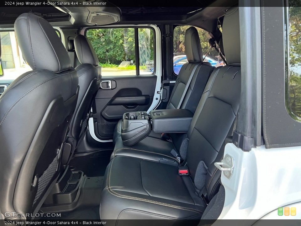 Black Interior Rear Seat for the 2024 Jeep Wrangler 4-Door Sahara 4x4 #146297240