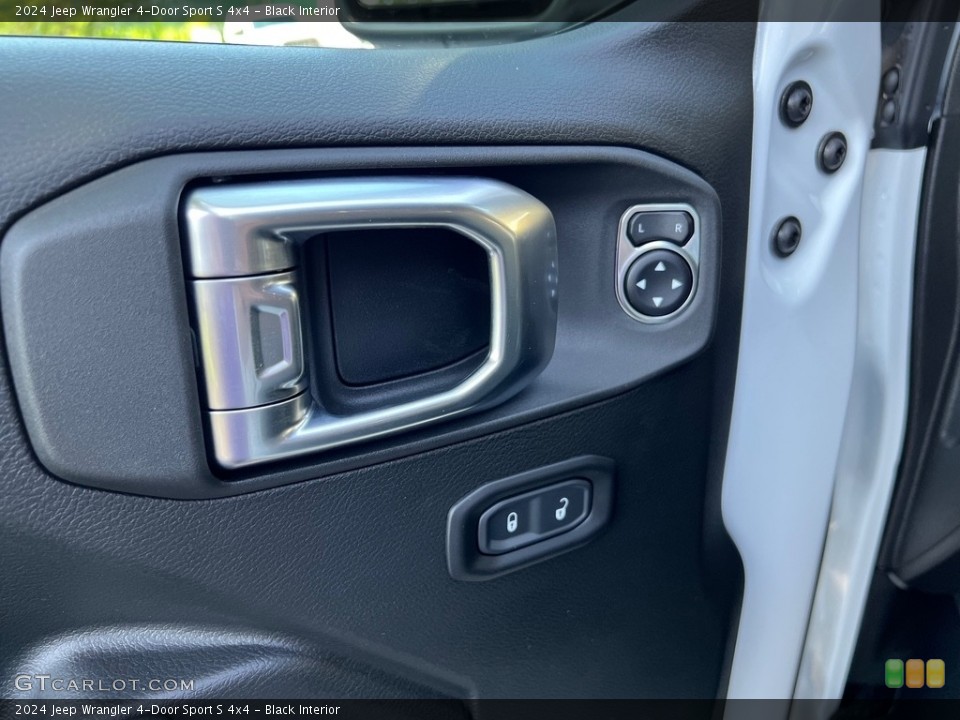 Black Interior Door Panel for the 2024 Jeep Wrangler 4-Door Sport S 4x4 #146297906