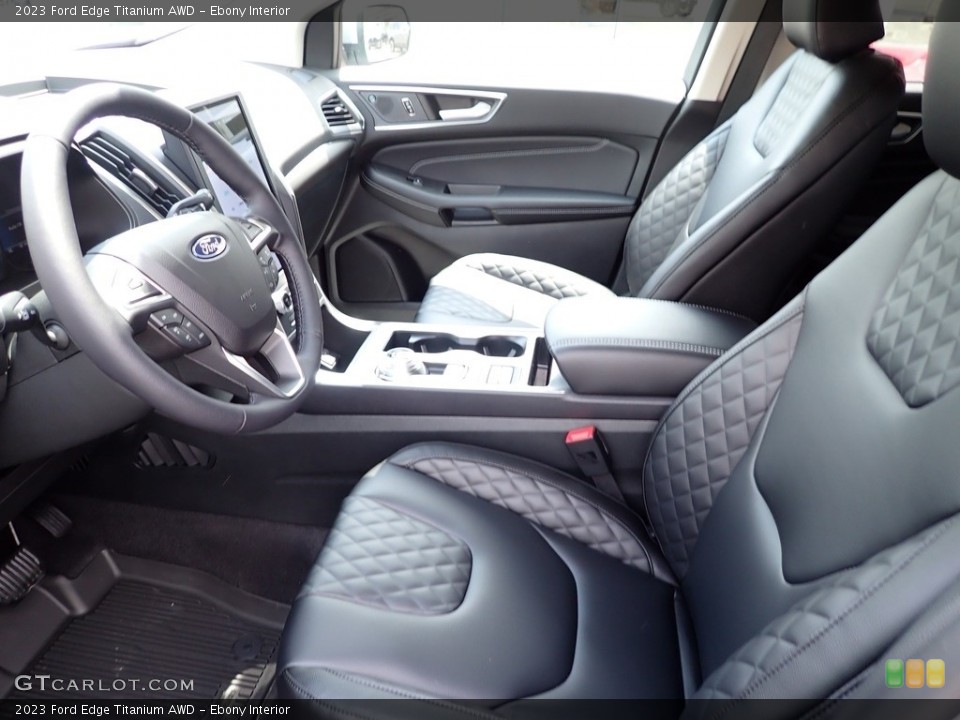 Ebony Interior Front Seat for the 2023 Ford Edge Titanium AWD #146298566
