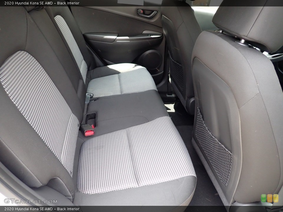 Black Interior Rear Seat for the 2020 Hyundai Kona SE AWD #146298833