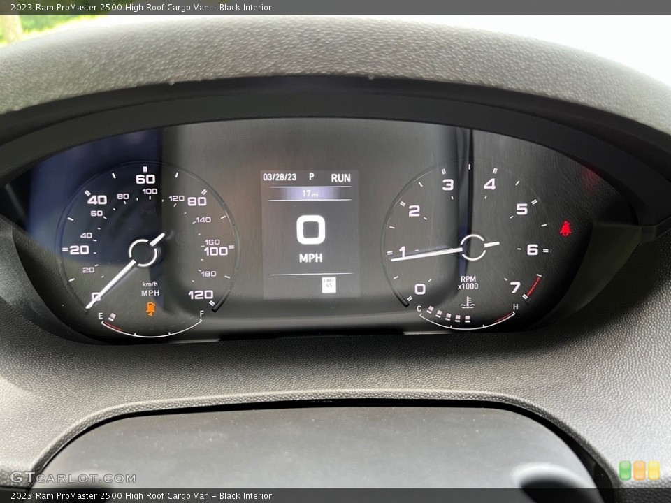 Black Interior Gauges for the 2023 Ram ProMaster 2500 High Roof Cargo Van #146298857