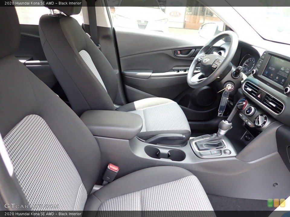 Black Interior Front Seat for the 2020 Hyundai Kona SE AWD #146298863