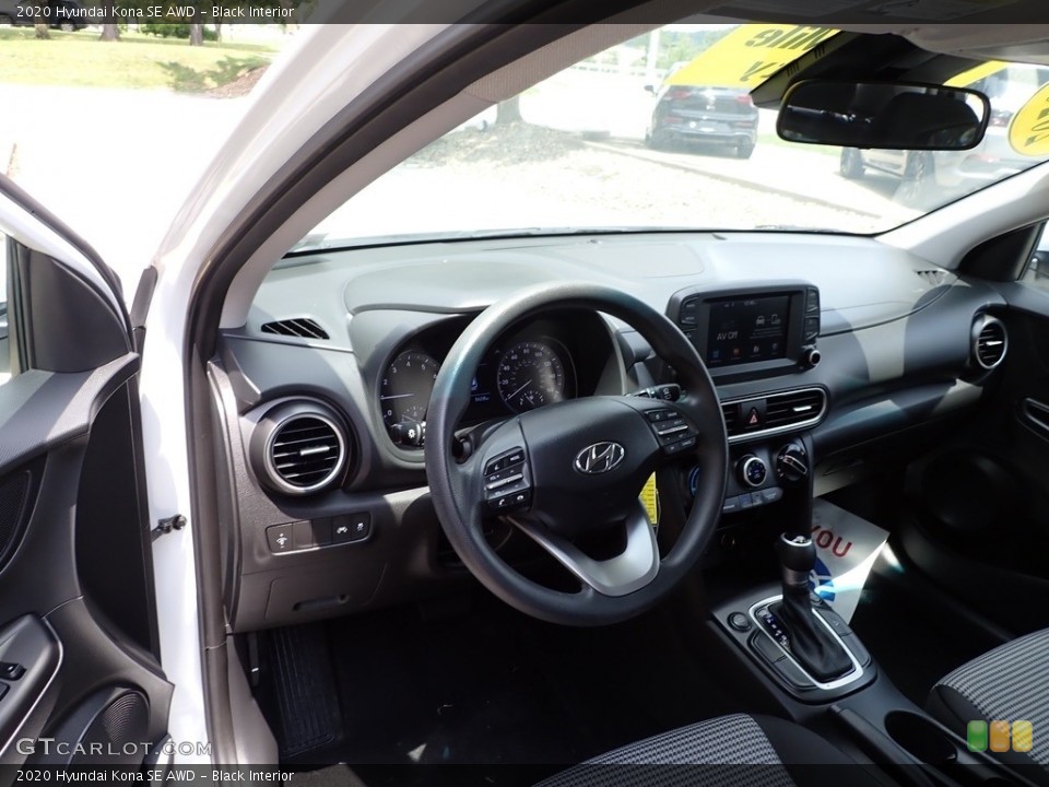 Black Interior Dashboard for the 2020 Hyundai Kona SE AWD #146298884