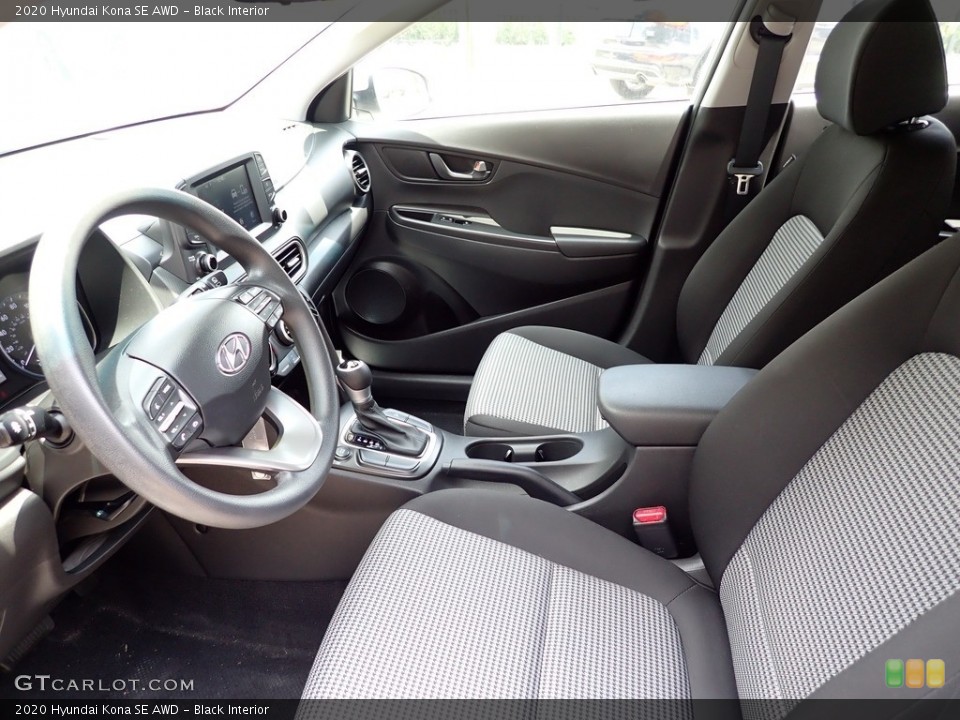 Black Interior Front Seat for the 2020 Hyundai Kona SE AWD #146298908