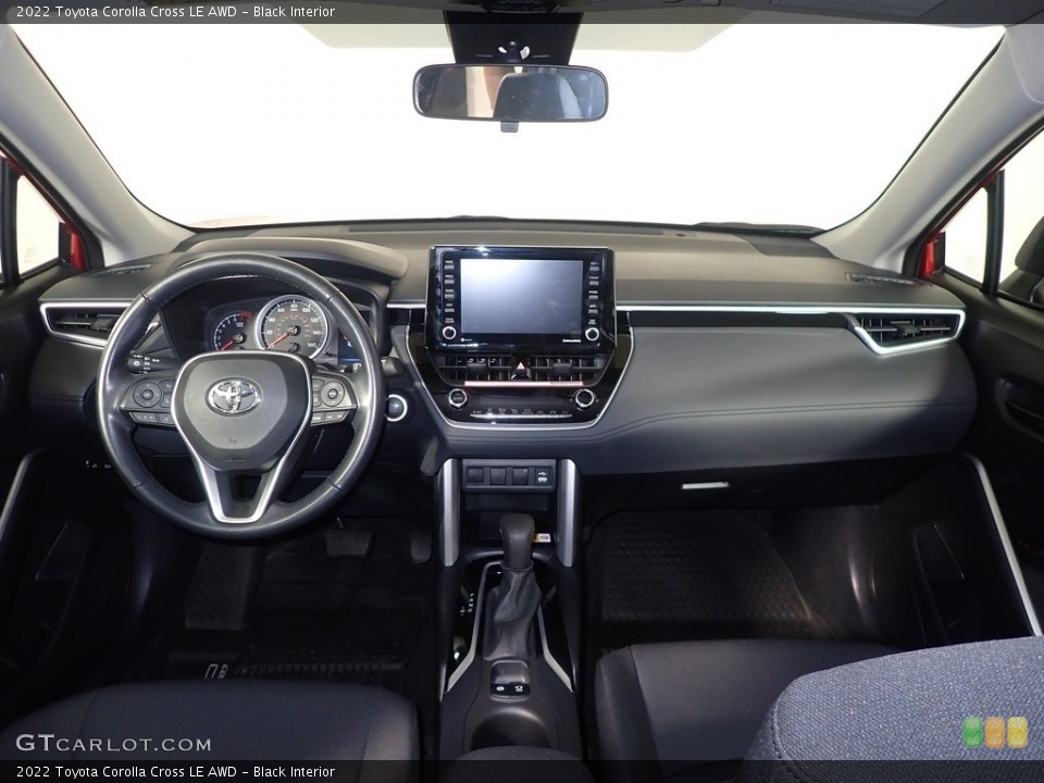 Black Interior Dashboard for the 2022 Toyota Corolla Cross LE AWD #146299892