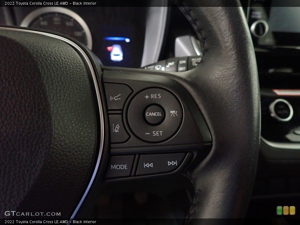Black Interior Steering Wheel for the 2022 Toyota Corolla Cross LE AWD #146299952