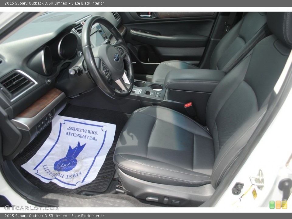 Slate Black 2015 Subaru Outback Interiors