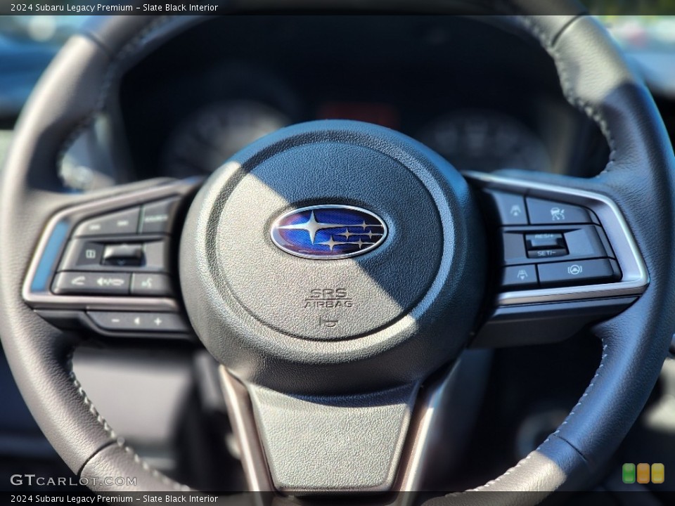 Slate Black Interior Steering Wheel for the 2024 Subaru Legacy Premium #146300057