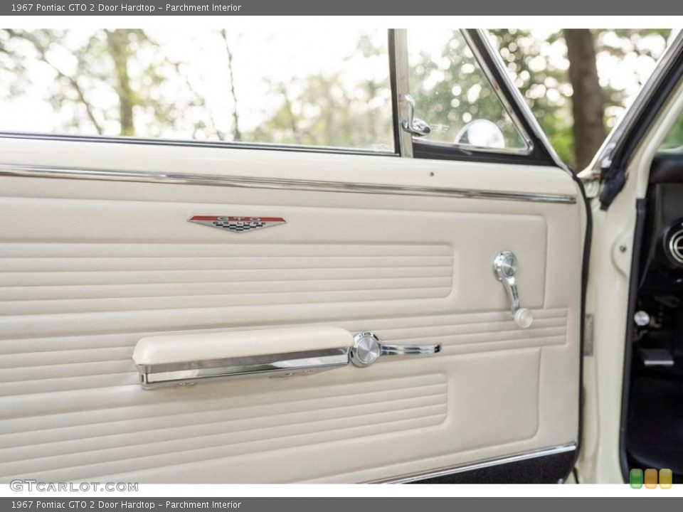 Parchment Interior Door Panel for the 1967 Pontiac GTO 2 Door Hardtop #146300379