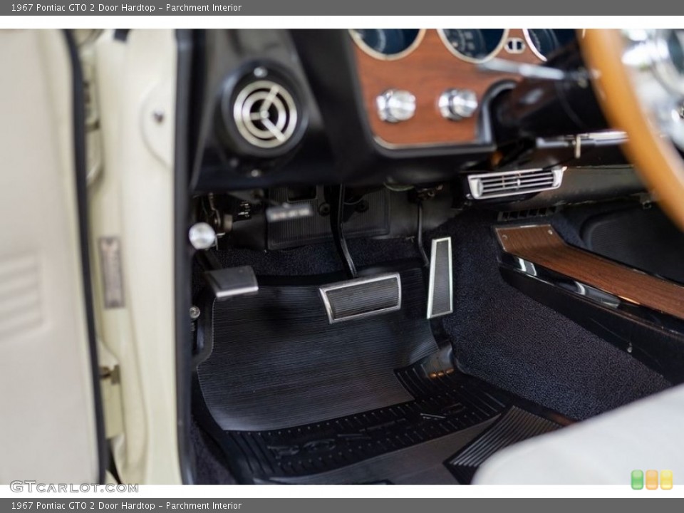 Parchment Interior Controls for the 1967 Pontiac GTO 2 Door Hardtop #146300435