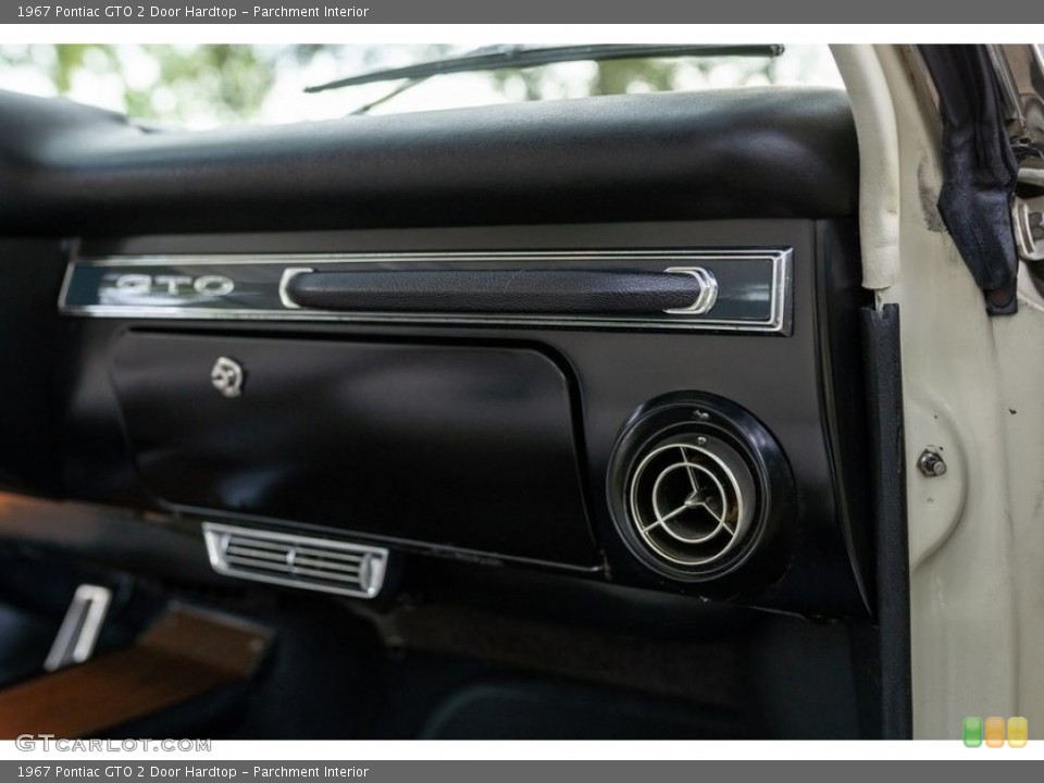 Parchment Interior Controls for the 1967 Pontiac GTO 2 Door Hardtop #146300489