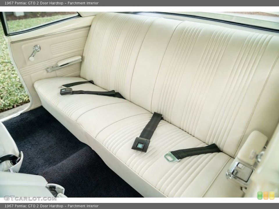Parchment Interior Rear Seat for the 1967 Pontiac GTO 2 Door Hardtop #146300525