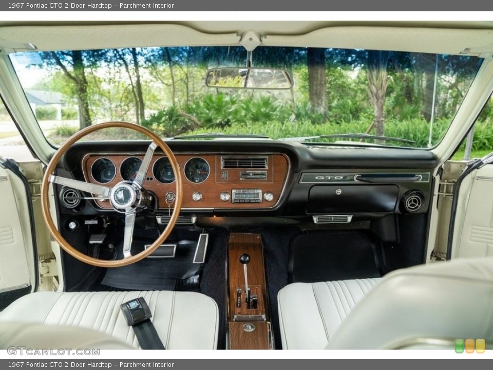 Parchment Interior Dashboard for the 1967 Pontiac GTO 2 Door Hardtop #146300537