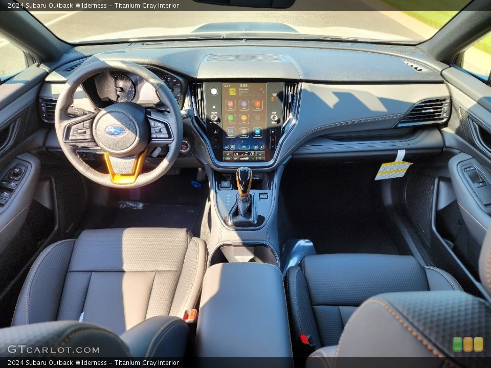 Titanium Gray Interior Dashboard for the 2024 Subaru Outback Wilderness #146300714
