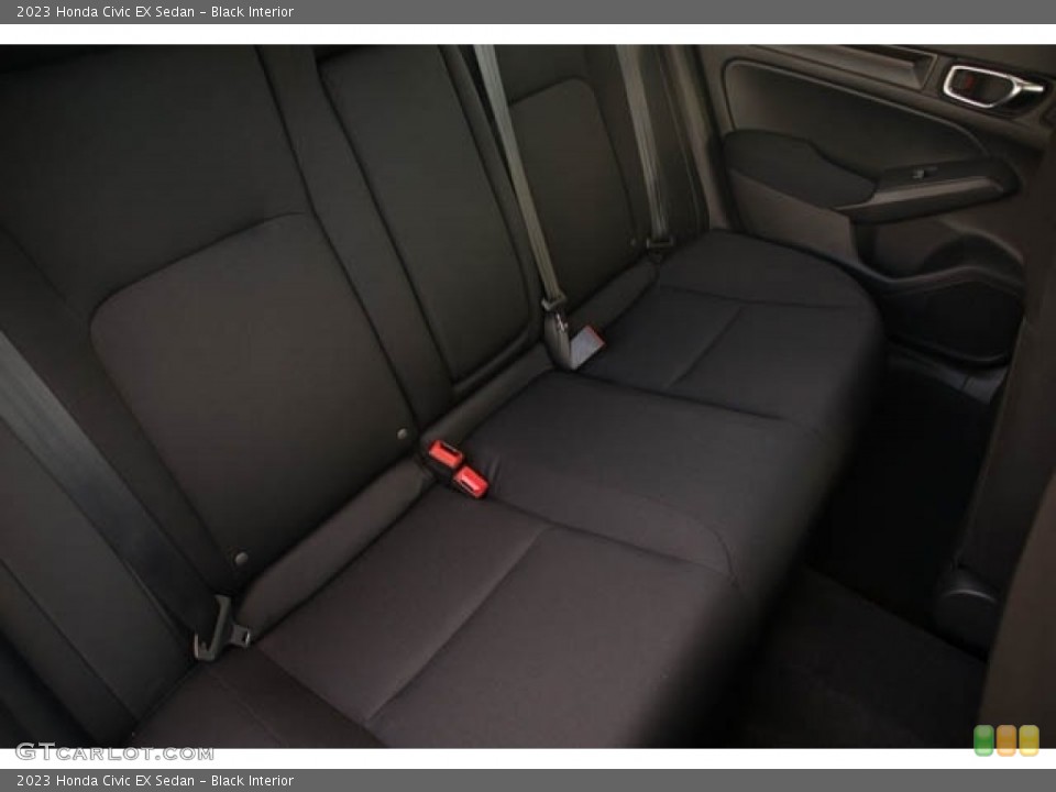 Black Interior Rear Seat for the 2023 Honda Civic EX Sedan #146300756