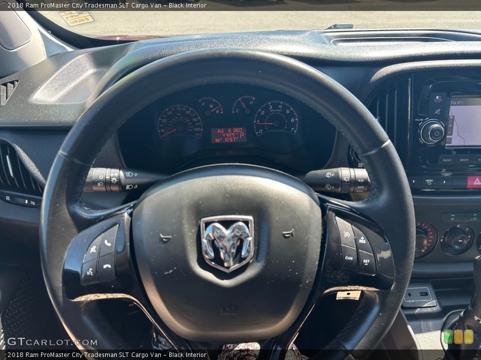 Black Interior Steering Wheel for the 2018 Ram ProMaster City Tradesman SLT Cargo Van #146301857