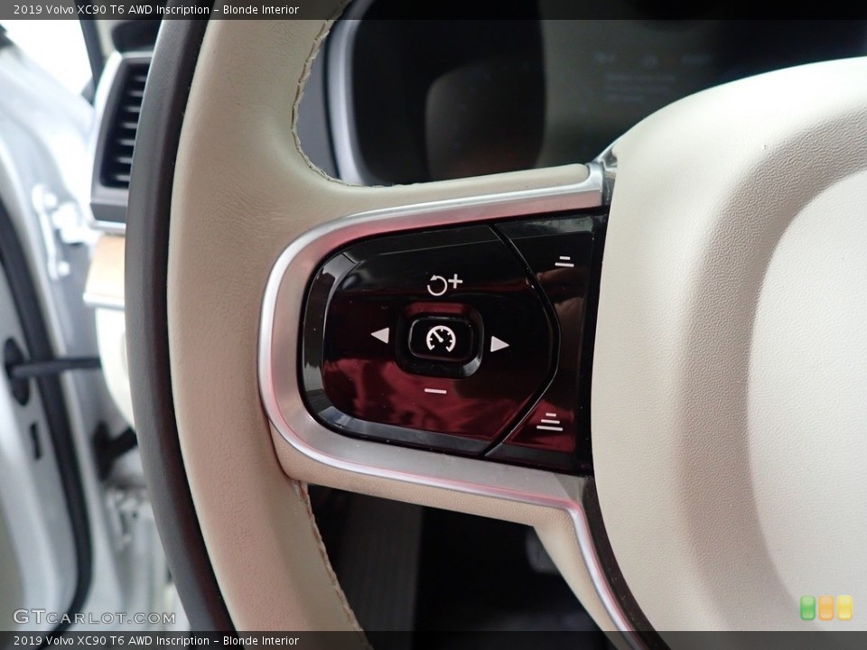 Blonde Interior Steering Wheel for the 2019 Volvo XC90 T6 AWD Inscription #146302436