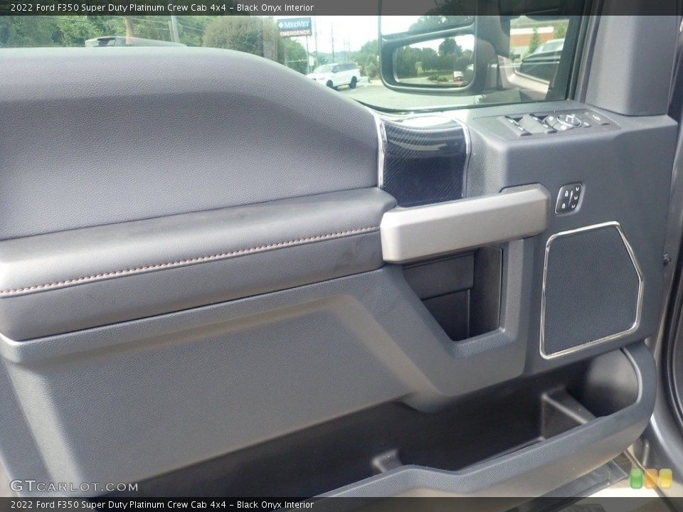 Black Onyx Interior Door Panel for the 2022 Ford F350 Super Duty Platinum Crew Cab 4x4 #146303352