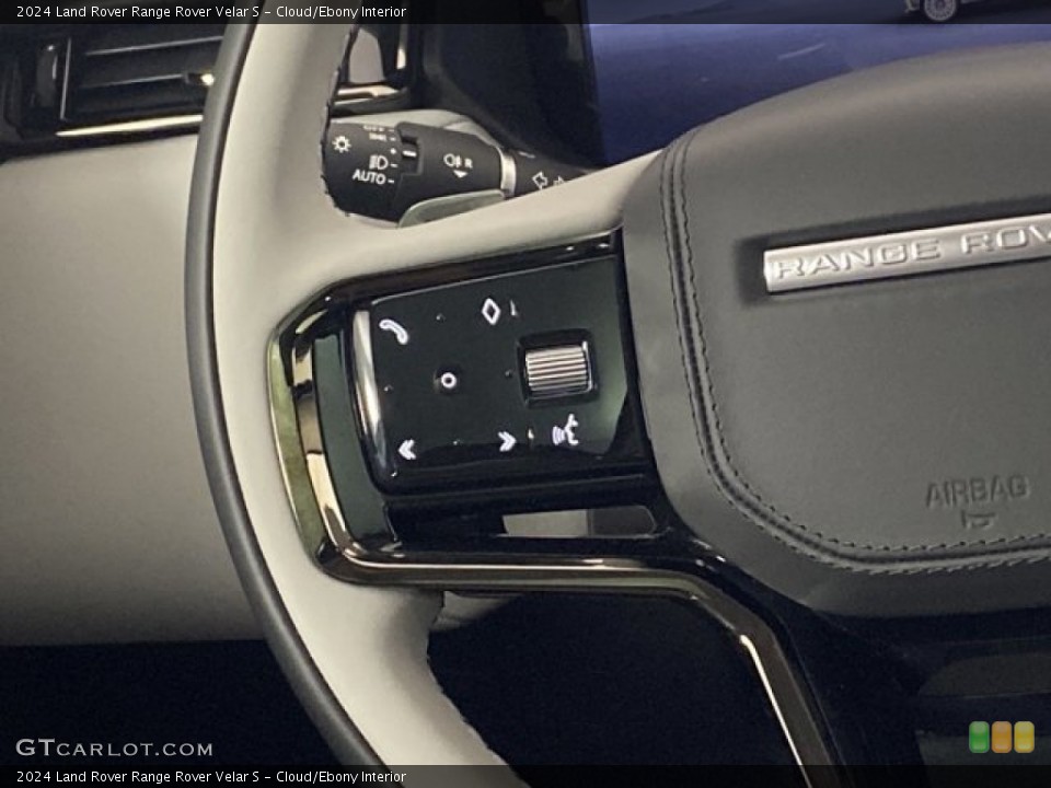 Cloud/Ebony Interior Steering Wheel for the 2024 Land Rover Range Rover Velar S #146303421