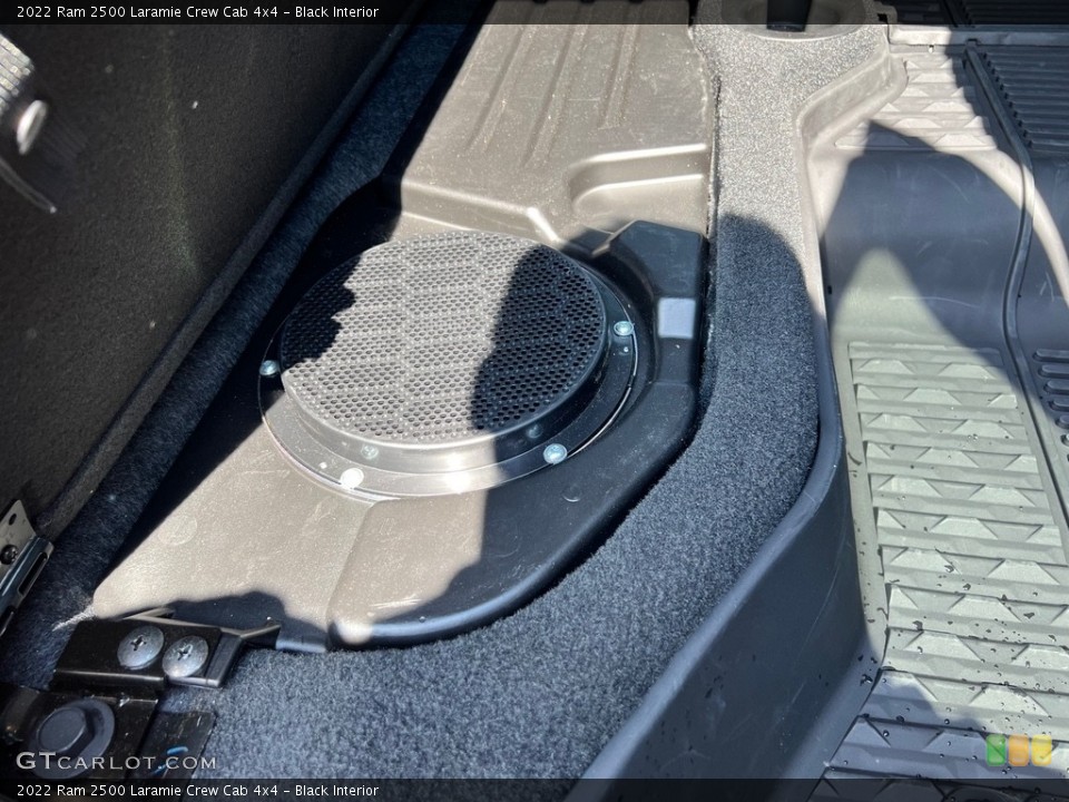 Black Interior Rear Seat for the 2022 Ram 2500 Laramie Crew Cab 4x4 #146303592