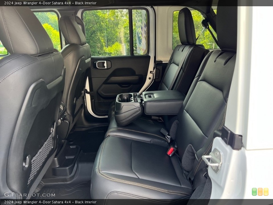 Black Interior Rear Seat for the 2024 Jeep Wrangler 4-Door Sahara 4x4 #146304030