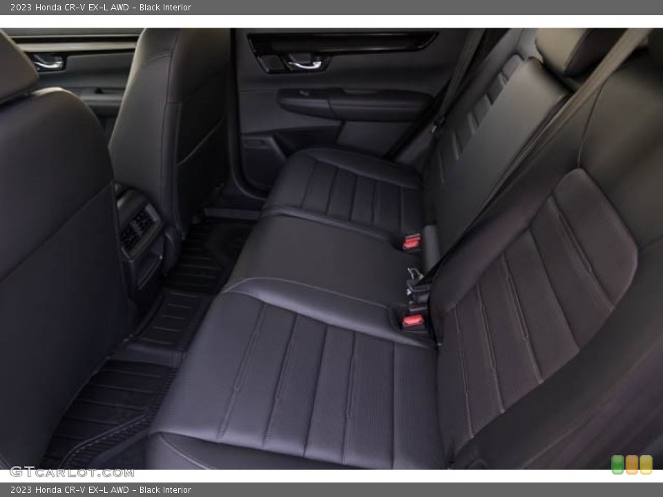 Black Interior Rear Seat for the 2023 Honda CR-V EX-L AWD #146304407