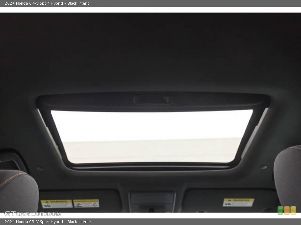 Black Interior Sunroof for the 2024 Honda CR-V Sport Hybrid #146304476